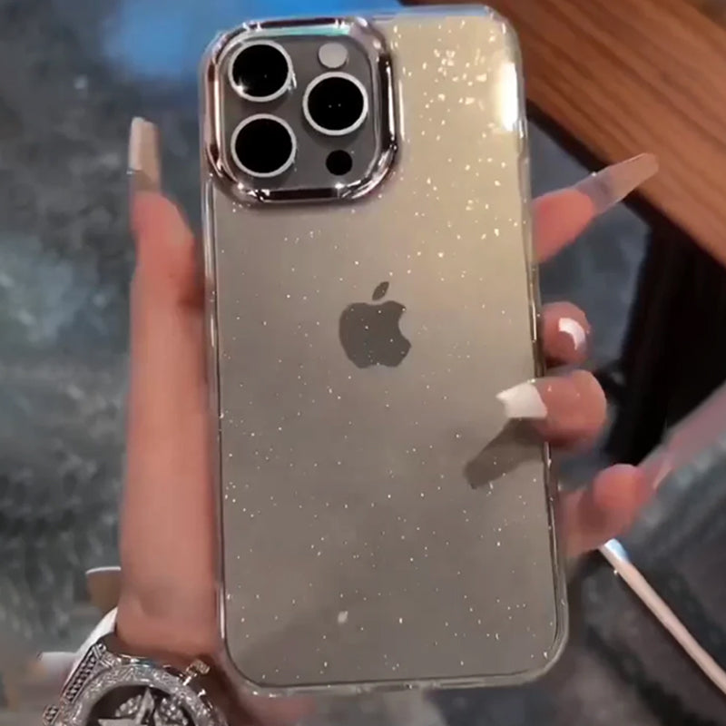 Crystal Glow Transparent Case for iphone 16 - 16 pro max