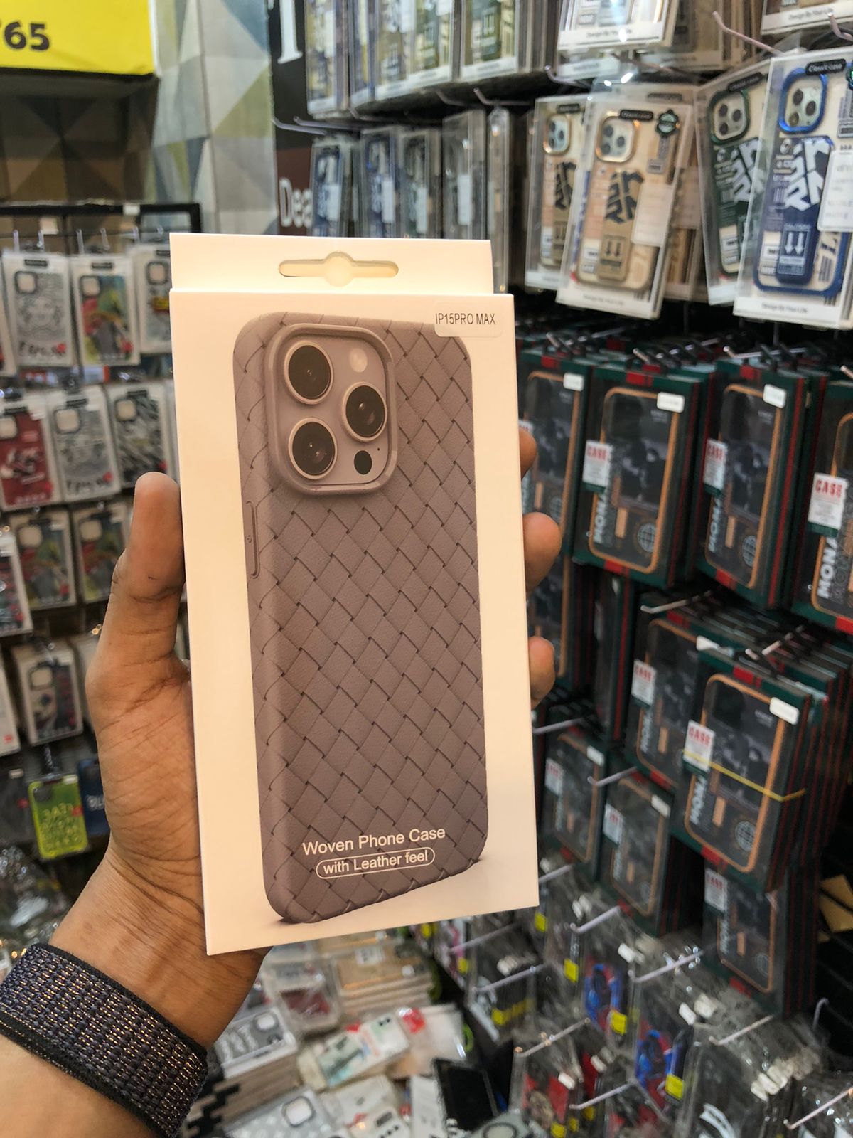 Leather Luxe Woven iPhone Case –  Stylish Protection ( 11 to 13 ) series
