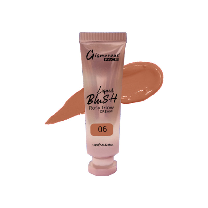 Glamorous Face Rosy Glow Liquid Blush Cream 12ml