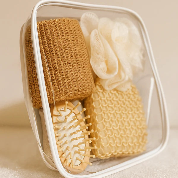 Luxury Spa Bath Gift Set with Travel-Friendly Zip Bag