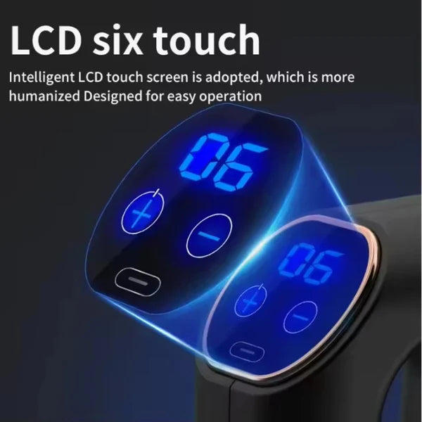 Rechargeable Double Head Electric Body & Neck Massager Deep Tissue Handheld Muscle Relaxation Gun