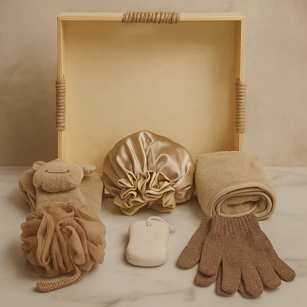 Deluxe Wooden Box Spa Bath Gift Set for Relaxation