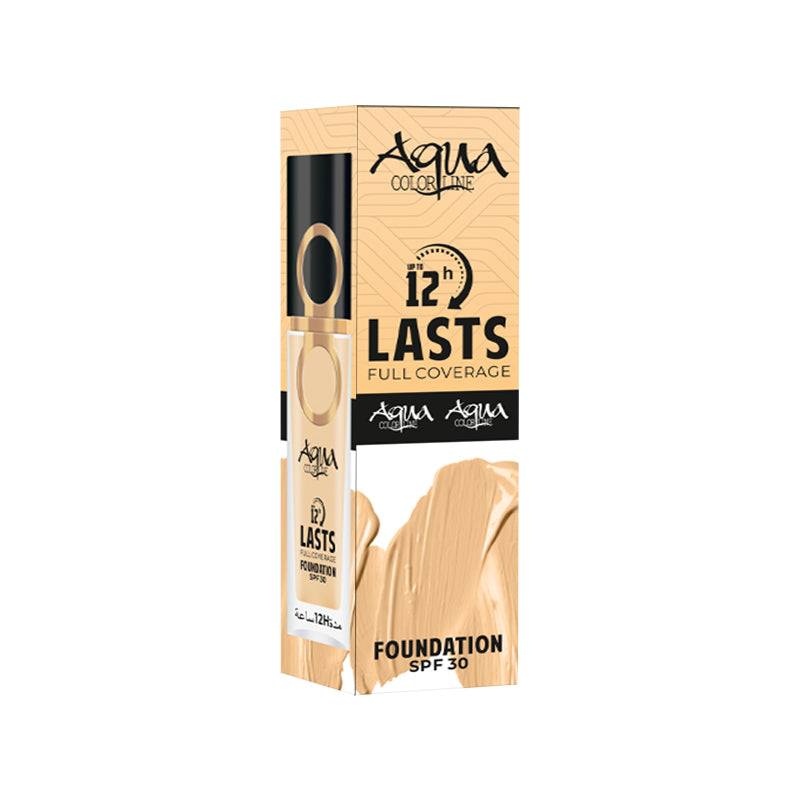 Aqua Color 12H Last Full Coverage Foundation