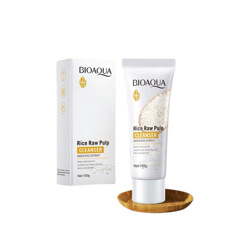 BIOAQUA Rice Raw Pulp Cleanser .(100g) – www.munasibstore.com