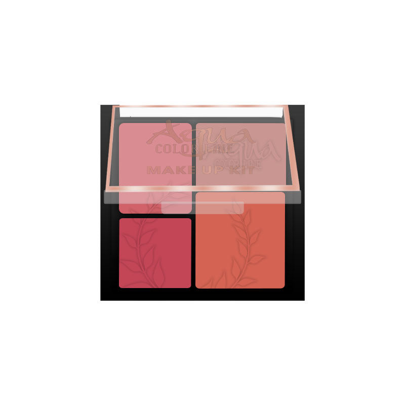 Aqua Color Line 4 Color Blusher Kit