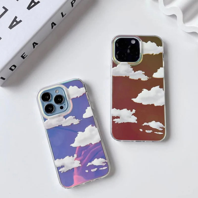 Clear Sky Holographic Case for iphone 14 - 14 pro max