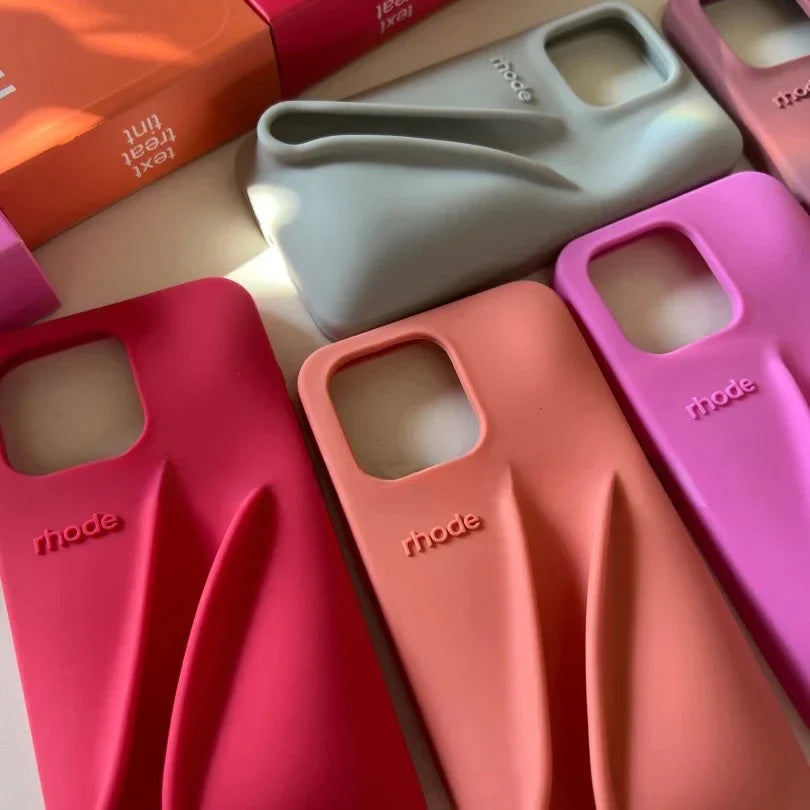 New Original Rhodes LipGloss 💄 Silicone Case With Box