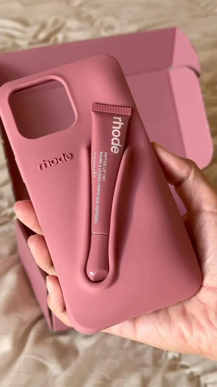 New Original Rhodes LipGloss 💄 Silicone Case With Box