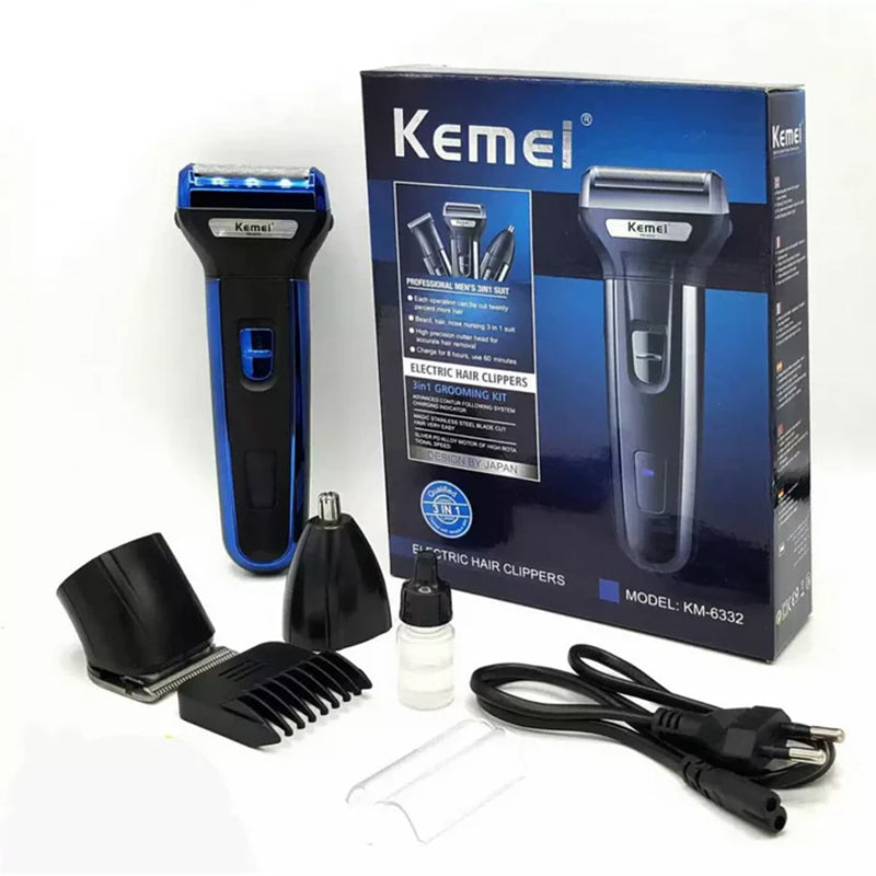 Kemei 3 in 1 Grooming Kit , Shaving Machine