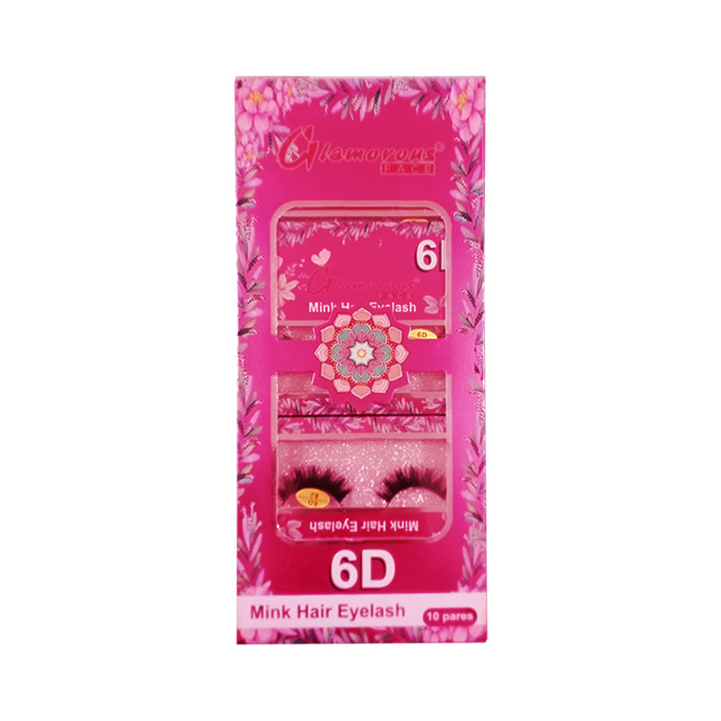Glamorous Face 6D Mink Hair Eyelashes 10 Pieces GF 8065