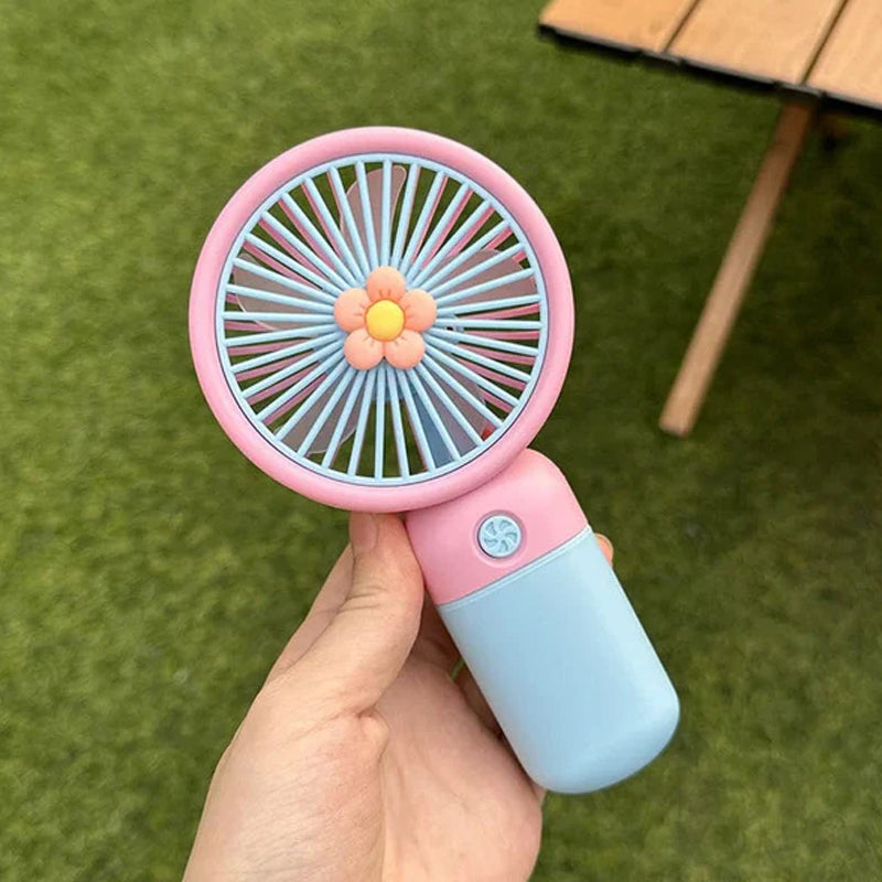 Portable Mini Hand Fan – USB Rechargeable Fan (No.202)