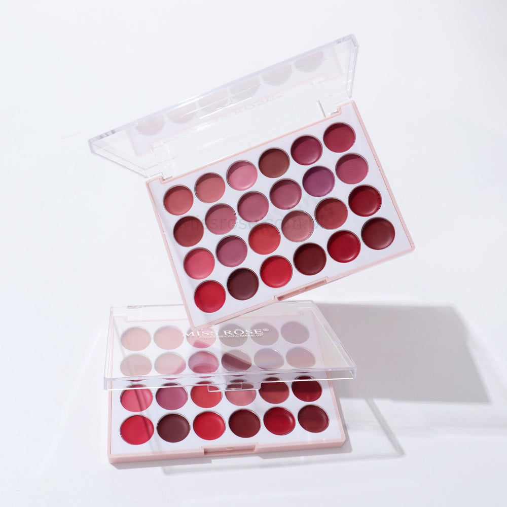 Miss Rose 24 Color Lipstick Palette