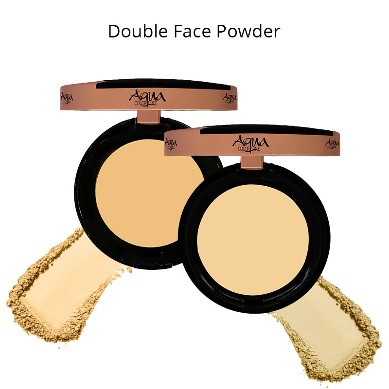 Aqua Color Line Prime & Fine Mattifying Double Face Powder