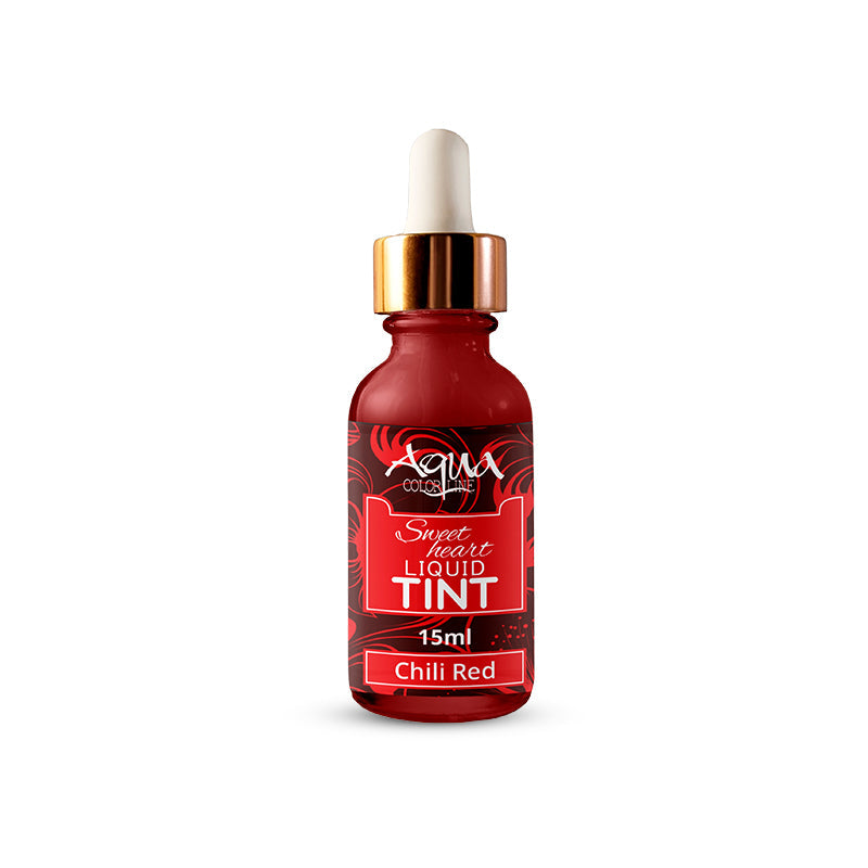 Aqua Color Line Sweet Heart Tint – Red