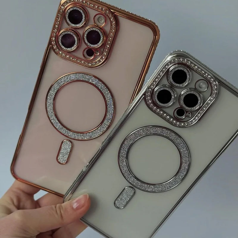 Sparkle Magsafe Crystal Clear Case