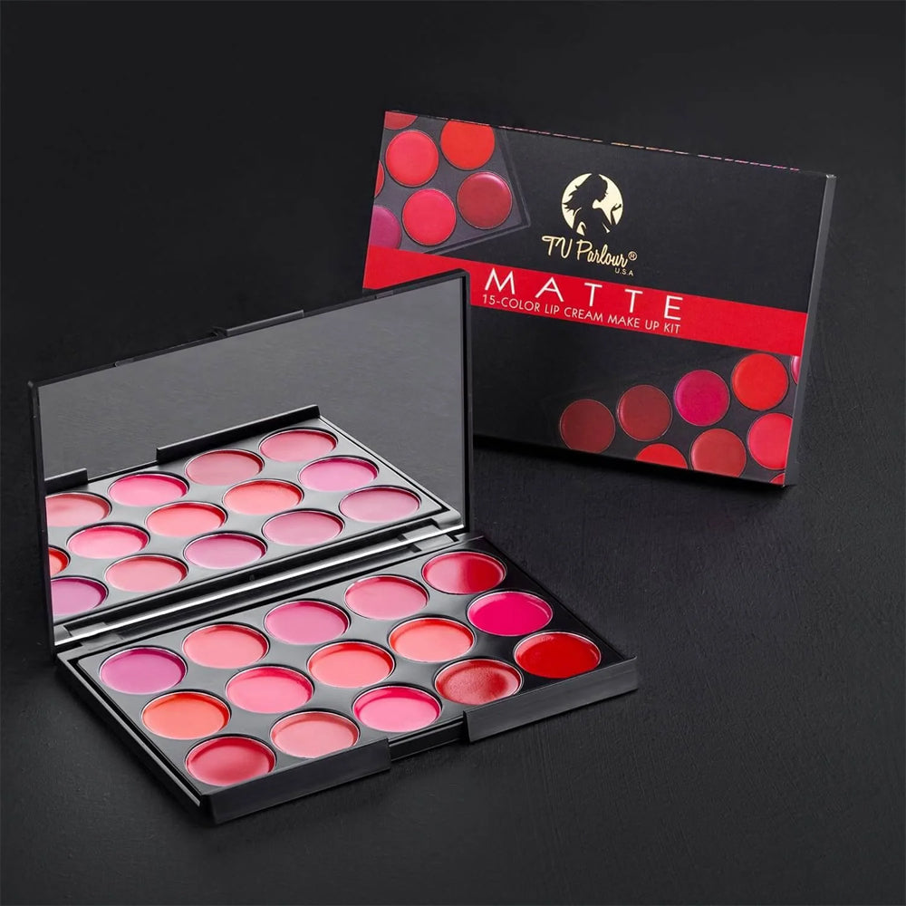 Tv Parlour 15 Color Matte Lipstick kit