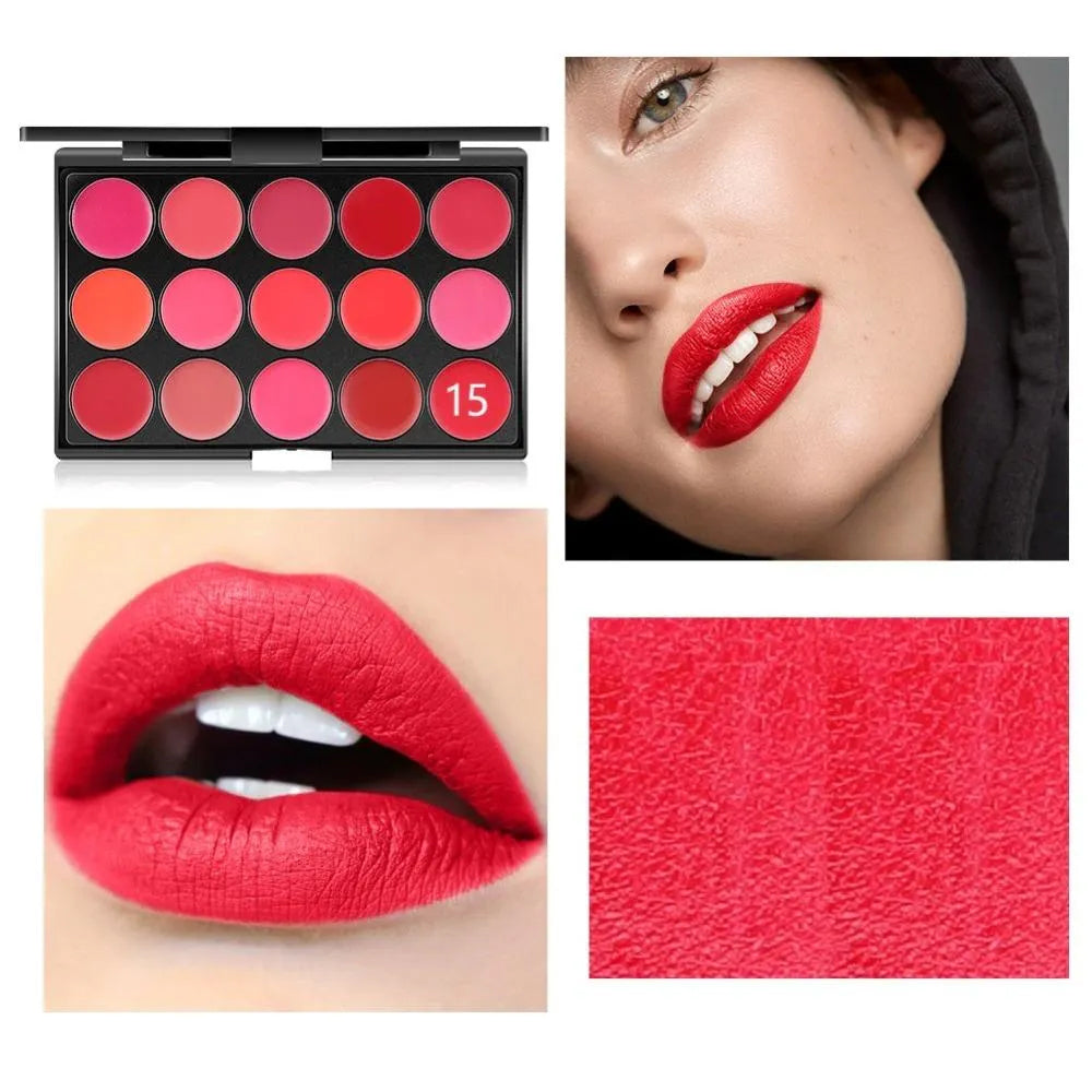 Tv Parlour 15 Color Matte Lipstick kit