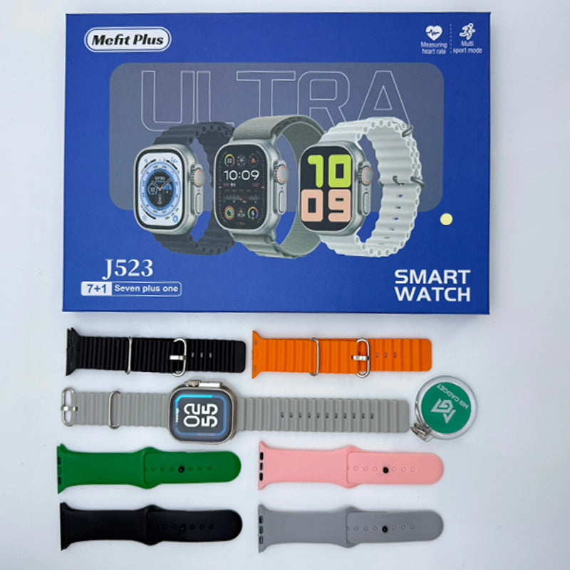 J523 Smart Watch 7+1 (Seven Plus One) – Fitness Tracker with Heart Rate, Sleep Monitor & Sports Modes