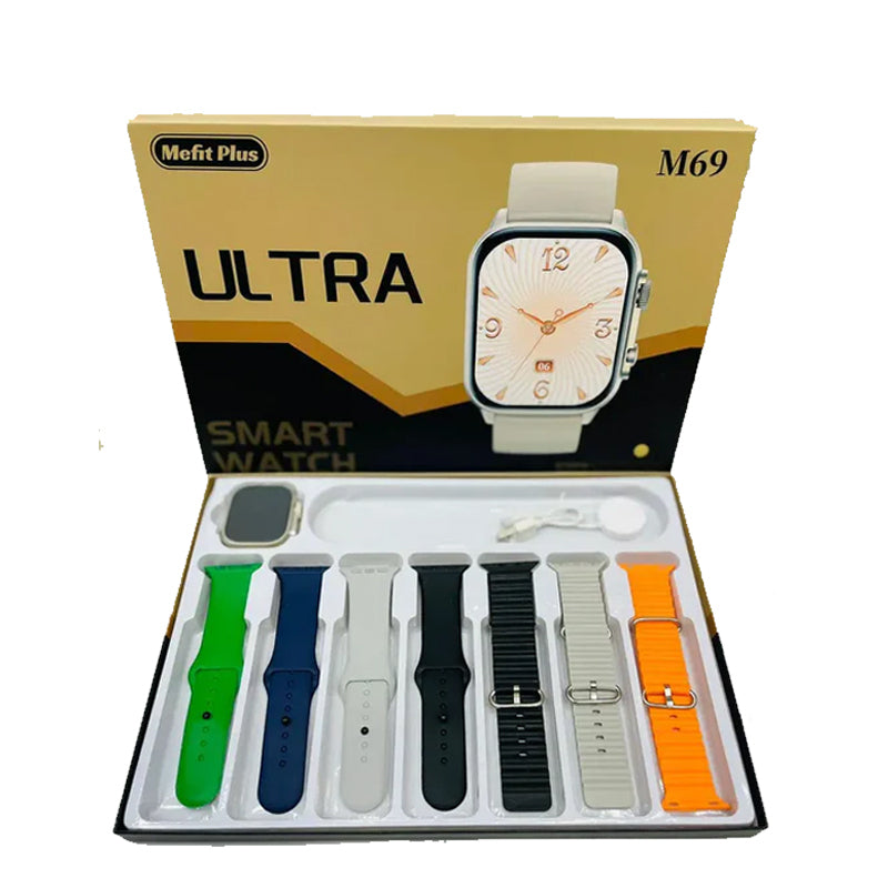 M69 Smart Watch 7+1 (Seven Plus One) – Bluetooth Calling Fitness Smartwatch with Health Tracking & Sports Modes