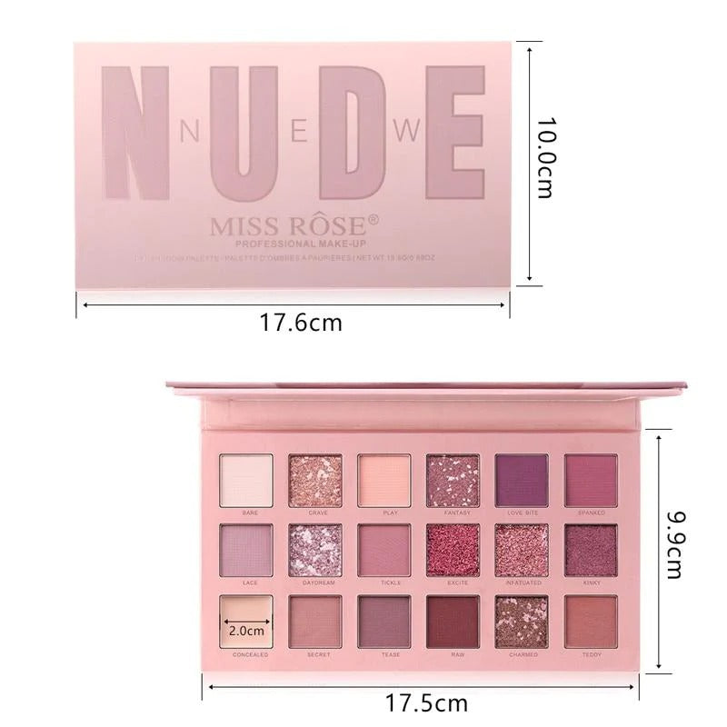 Miss Rose 18 Color Nude Palette
