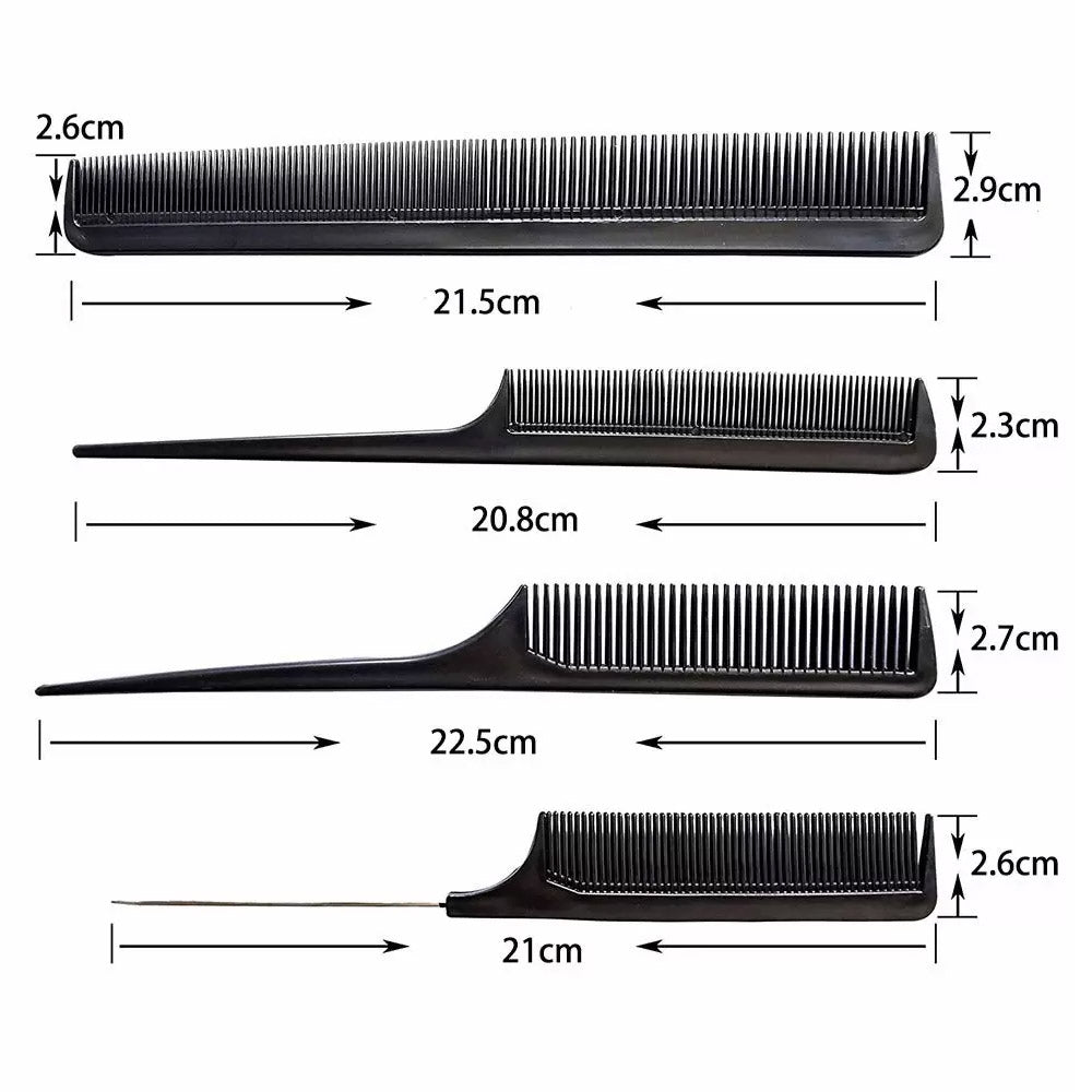 Pack Of 10 Piece Professional  Hair Styling Comb Set. (240)