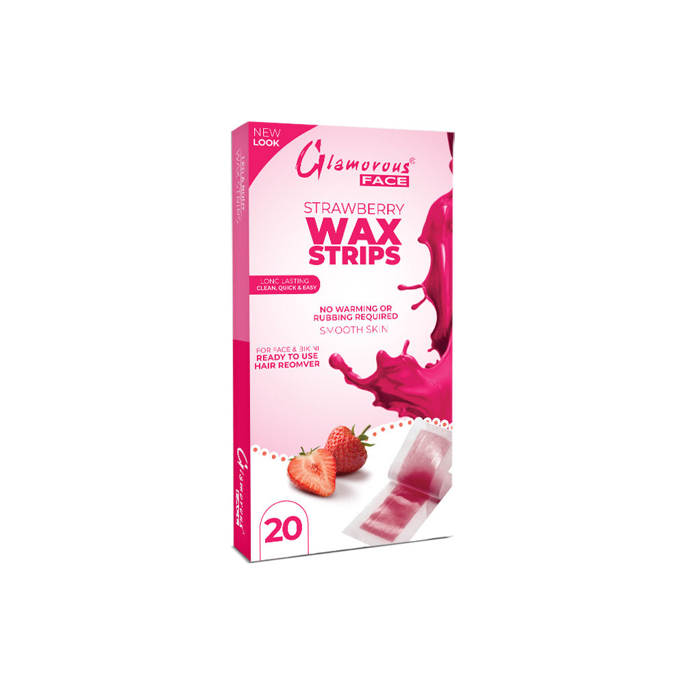 Glamorous Face Body Wax Strips 5 Flavors