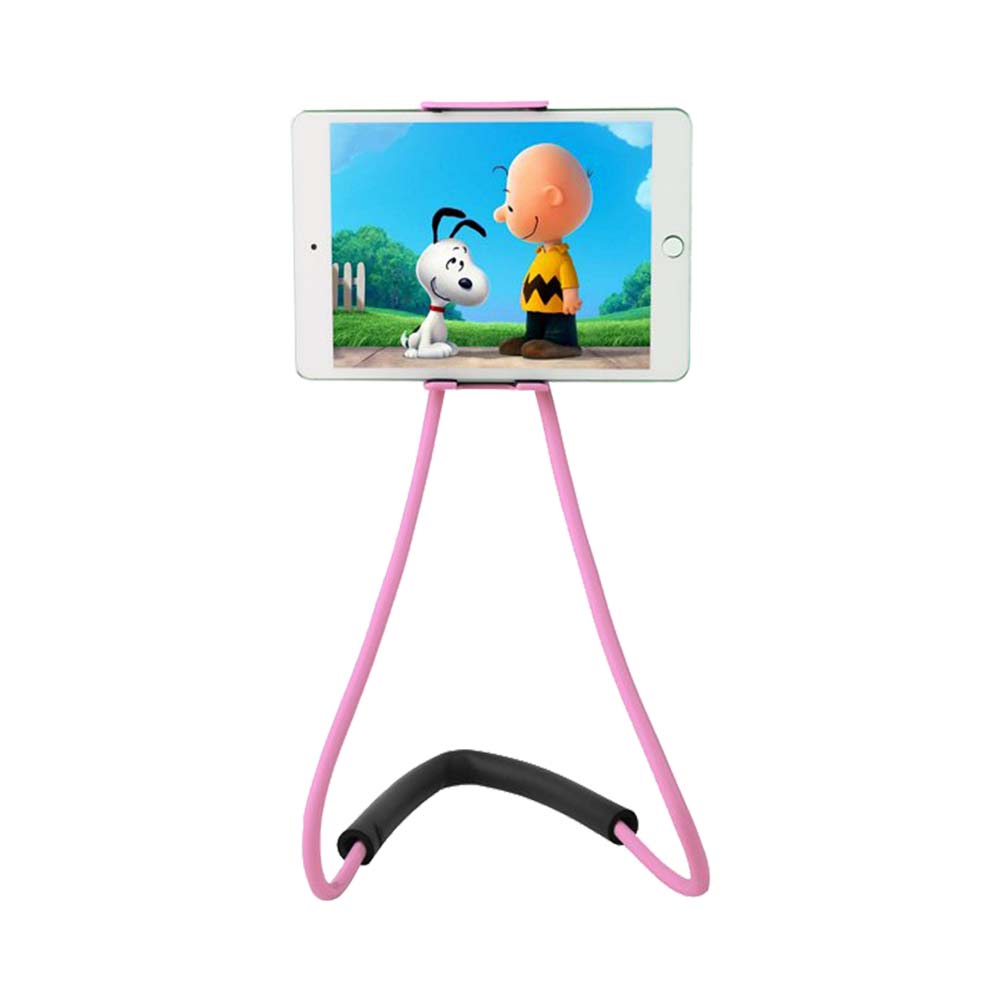 Neck Hanging Mobile Phone Holder Bendable 360 Degree Rotation Stand